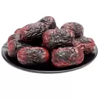 农家铁锅炒红枣茶 泡茶红枣片大铁锅现炒红枣干炒焦大枣 500克炒红枣片一袋