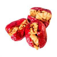 海思漫红枣夹核桃仁山西特产夹心枣和田大枣枣夹核桃