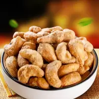 年货炭烧盐焗腰果仁食坚果小吃干果腰果装孕妇食
