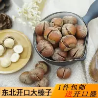 东北特产大榛子原味无糖开口熟大榛子孕妇干坚果炒货食