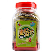 喜郎 美好时光海苔即食原味桶装儿童紫菜饭脆片食品小吃