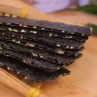 光庆芝麻夹心海苔装脆即食儿童海苔切片宝宝孕妇 营养食 芝麻夹心海苔40g*5罐