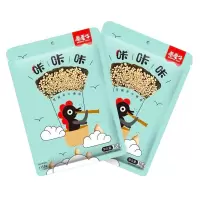 果语海苔蘑蘑牛芝麻夹心咔咔咔夹心海苔脆片即食装装 巴旦木夹心海苔罐装50克