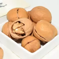 陕西特产西安回民街现炒纸皮椒盐核桃 盐炒咸味熟核桃新货