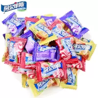 阿尔卑斯牛奶硬糖混合口味奶糖 食结婚庆喜糖果散装批发