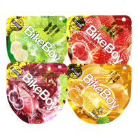 bieboy果汁软糖 网红味觉糖儿童食爆浆糖果葡萄味 红葡萄味2袋 白葡萄味1袋 草莓味1袋