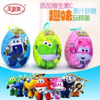 创意超级飞侠铁蛋果汁软糖玩具儿童糖果生日派对食礼物整休闲