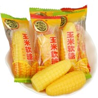 徐福记玉米糖奶油味玉米软糖原味散装婚庆喜糖年货食糖果 原味