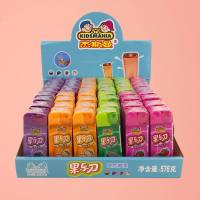 杰斯曼 儿童创意糖果玩具果乐刀硬质水果味混装糖果怀旧趣味食 48个整盒【批发价】