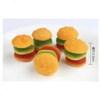 混合水果味迷你汉堡橡皮糖QQ软糖 儿童小孩食超市糖果散装