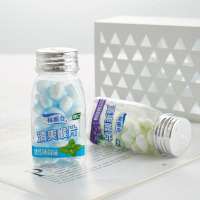 林振合清爽含片喉片薄荷糖果维c糖压片糖水果糖瓶 套餐一:薄荷+柠檬+草莓+蓝莓