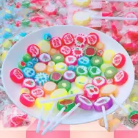 手工切片糖果混合水果味少女休闲高颜值食结婚小糖CEOWtj 水果切片500g约120颗