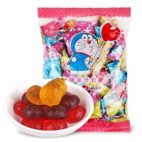 哆啦A梦大润谷果汁软糖橡皮qq糖创意卡通结婚喜糖果散装批发 混合口味500g