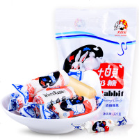 上海特产大白兔奶糖婚庆糖果装混装儿童礼物食大礼 红豆味227g*3