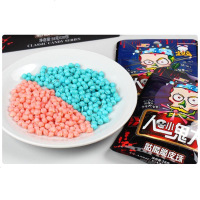 万圣节糖果人小鬼大骷髅多口味水果可乐脆皮软糖小孩儿童搞怪食 蓝莓味(28g*20袋装)