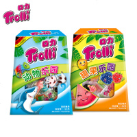 Trolli口力软糖Q萌造型趣果动物乐园装系列糖果批发QQ糖 混合乐园盒装180gX2