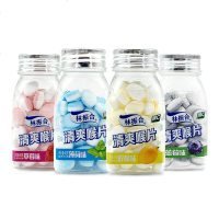 林振合爽口含片薄荷糖清凉糖随身糖接吻糖糖果水果糖瓶 套装2:薄荷+柠檬+芒果+西瓜