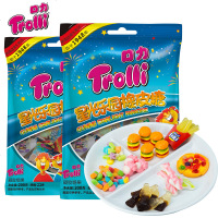 德国trolli口力糖星光乐园橡皮糖qq糖果汁软糖喜糖糖果批发 星光乐园8种造型600g(200gX3)