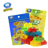 阿麦斯d积木果汁软糖水果味橡皮糖儿童趣味休闲糖果食 任选三款备注留言*3袋