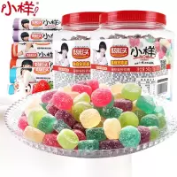 好彩头小样酸q糖果网红儿童小食果汁QQ软糖混合口味散装桶装 蓝莓味540g(非独立包装)
