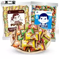 不家糖果香醇牛奶糖巧力夹心糖混合口味结婚喜糖硬糖批发 香醇牛奶糖（混合味）500g袋装