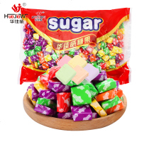 华佳威方块瑞士糖糖果散装批发混合水果味结婚喜糖网红食 500克(约120颗)