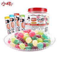 小样酸q糖桶装混合口味果汁橡皮软糖儿童水果糖QQ糖果网红小食 [拍下 3元]混合味540g×2桶