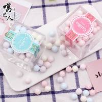 网红花香味薄荷糖接吻约会糖清新持久玫瑰花味清口糖表白糖果礼 混合花香味