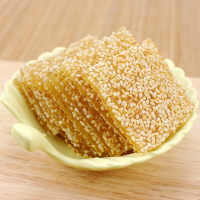 谢姐农庄老式手工牛皮糖特产牛筋糖黑白芝麻软糖食糖果 500g