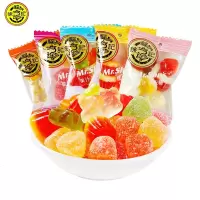 徐福记橡皮糖儿童qq糖果汁软糖喜糖散装批发混合糖果小食 混合口味500g