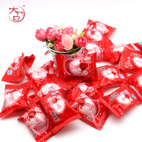 雪丽糍棉花糖红色LOVE爱心创意婚礼结婚喜糖儿童食糖果