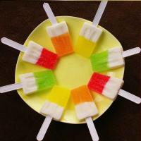 整价 支金稻谷果町冰淇淋雪糕水果汁软糖果食品