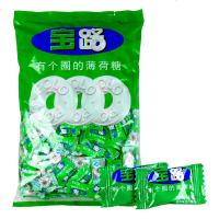 雀巢宝路薄荷糖有个圈薄荷糖的老式薄荷味压片清凉糖糖果批发 薄荷味750g袋装