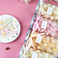 夏目友人 网红高颜值ins牛奶糖果生日礼物女生礼装创意小食 原味+手提袋