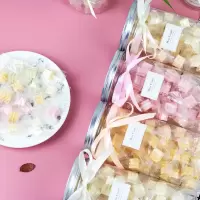 夏目友人 网红高颜值ins牛奶糖果生日礼物女生礼装创意小食 芒果味+手提袋