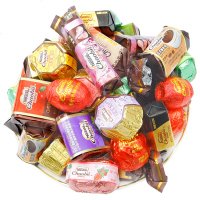 徐福记奇欧比巧力散装批发混合装食糖果喜糖 巧克力混合500g约45颗