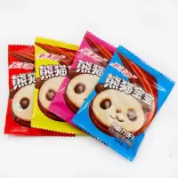 圣美时熊猫宝宝巧力饼干装休闲食点心糕点 混搭30袋