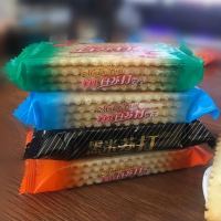 美丹苏打饼干装约咸味香葱薄脆饼干芝麻蔬菜多口味 鲜葱味白苏打饼干