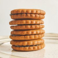 韩国冬己咸蛋黄黑糖麦芽饼夹心饼干装早餐小食 蛋黄1包+黑糖2包