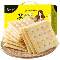 其妙苏打饼干整早餐饼干散装饼干混合装好吃的食排行榜 苏打饼干500g送同款500g[发整箱1