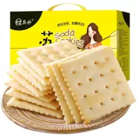 其妙苏打饼干整早餐饼干散装饼干混合装好吃的食排行榜 苏打饼干750g送同款750g[发整箱1
