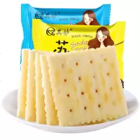 其妙苏打饼干咸味饼干整网红食散装吃的早餐饼干礼装小装 买苏打饼干750g送同款750g[发1箱