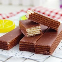 木糖醇巧力老酸奶涂层威化饼干无糖精中老年孕妇代餐糖尿人食品 巧克力味500克