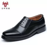 公牛乐途2020校尉士官皮鞋男07正品制式陆军配秋季三节头军官尖头三接头鞋子