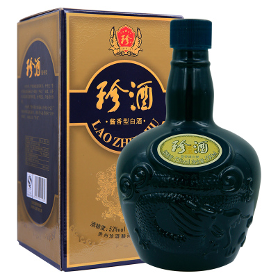 贵州珍酒 老珍酒 酱香型白酒 53度500ml 易地茅台 酒中珍品 珍藏酱香