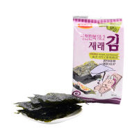 进口海苔 韩国进口 韩福10.2海苔（原味）5g*3袋开袋即食 炒拌饭 紫菜 海苔 休闲零食 方便即食