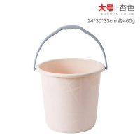大号杏色 塑料手提小水桶家用大号加厚洗衣桶储水桶洗车圆桶塑料桶