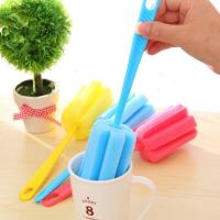 [2个装颜色随机] [糖果色杯刷] 杯刷子海绵刷杯子清洁刷洗杯刷清洁玻璃洗奶瓶刷子神器刷子刷杯器