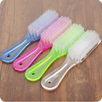 2个随机色 1-12个鞋刷子清洁刷水晶鞋刷洗鞋刷鞋洗衣刷塑料厚柄刷子毛板刷