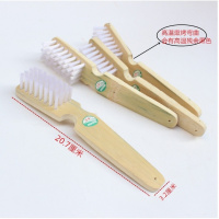 洁丽鞋刷 1个装 [多买多优惠]木洗衣刷刷子白毛刷卫生环保刷子洗衣刷